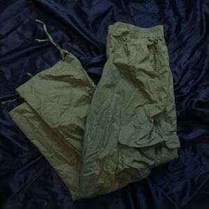 Olive Green Cargo Pants